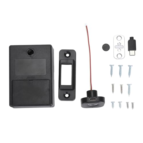 Fingerabdruckschublade Schloss Smart Biometric Recognition Keyless Hidden File Cabinet Lock für Home Office Garderobe Abs Edelstahl Stahl von Pilipane
