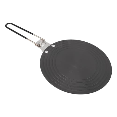 Gasherd -Wärme -Leitungsplatte Effizienter Wärmeübertragung Tragbares Aluminiumlegierung Gaskocher Wärmediffusor -Tablett für Küchenkochen (24 cm/9,4in) von Pilipane