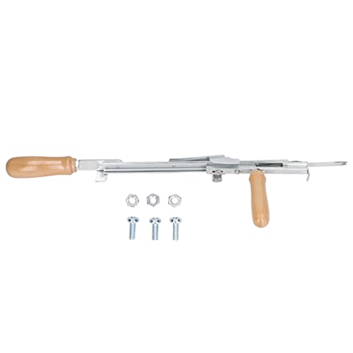 Handbuch Tufting Machine Geschwindigkeit Tufting -Werkzeug Holzgriff Handheld Teppich Waffe DIY Tufting Artwork für Anfänger Edelstahl Buchenholz 46 x 12 cm von Pilipane