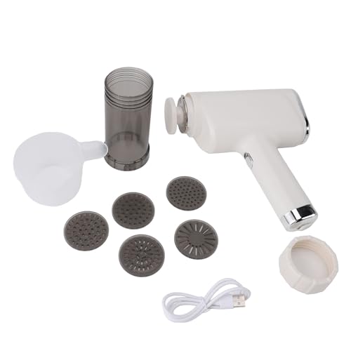 Handheld Electric Pasta Maker USB Automatisch tragbarer Elektro in Hand Pasta Noodle Ramen Making Machine für Haushalt Küche Bauchmuskeln Edelstahl Materialien Leichtes und (Weiß) von Pilipane