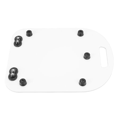 Handy Slide Tably Elegante Küche Arbeitsplatten -Geräte -Slider -Tablett mit Griffschützer für TM5 TM6 Mixer Mühelosen Gebrauch bequemer Griff Einfacher Bewegung Verbesserte (Weiß) von Pilipane