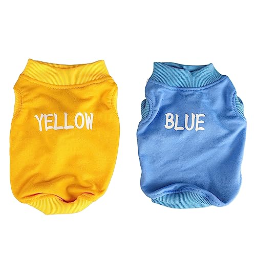 Hundekleidung Welpe Hemden Haustier Kleidung warmes, lässiges elastisches Band süß leicht zu reinigen Haus im Freien kleine Hunde 20 Baumwolle 80 Polyester 2pcs Hundekleidung Welpe Hemden Haustier Kleidung warmes, lässiges elastisches Band süß leicht zu reinigen Haus im Freien kleine Hunde 20 Baumwolle 80 Polyester 2pcs von Pilipane