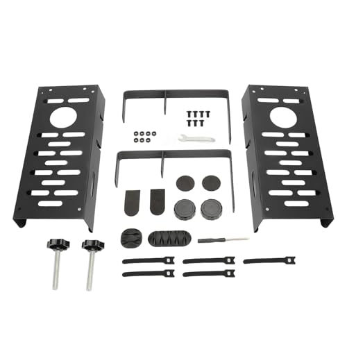 Kabelverwaltungsregal unter Schreibtisch Verstellbare Länge Sparsparklappenhalter Organizer Tablett mit Hangeskorb für Office Home Worksace Kohlenstoffstahl Schwarz 29 53 cm von Pilipane