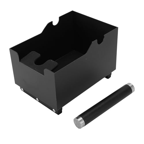 Kaffee -Knockbox mit abnehmbarer Knockbar Stahl Kaffee Gelände Knockbox Behälter Behälter Schwarz große Kapazität Robust Stahlkonstruktion für Coffeeshops Restaurants und Kaffee -Knockbox mit abnehmbarer Knockbar Stahl Kaffee Gelände Knockbox Behälter Behälter Schwarz große Kapazität Robust Stahlkonstruktion für Coffeeshops Restaurants und von Pilipane