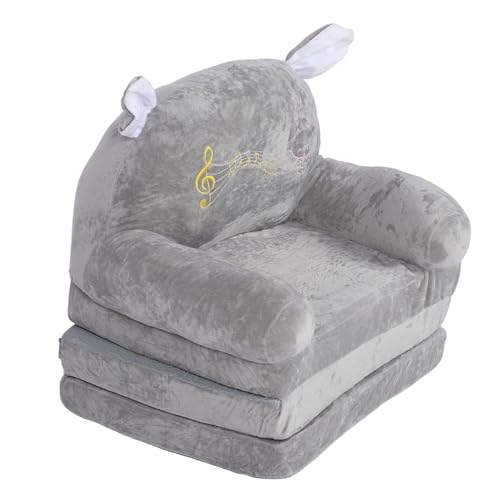Kinderstuhl Kinder Sofa Kids Couch Kleinkindstühle süße Cartoon bequem bequeme robuste Kleidung resistente zusammenklappbare tragbare Kinder -Sofa Loung für Heimschule Reading (Falten in Dritteln) von Pilipane