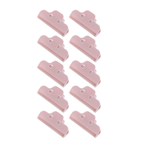 Lebensmittelversiegelungsclip 10pcs Mehrzweck großer Snack -Snack -Snack -Snack -Versiegelungsclip für Küchenlager und Lebensmittelkonservierung (Rosa) von Pilipane