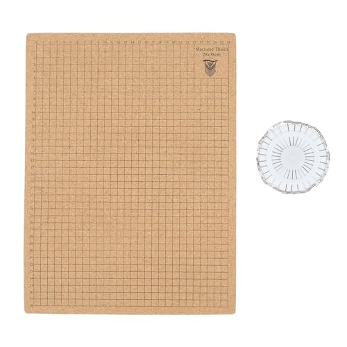 Macrame Board Doppelseite DIY Grids Burding Project Board mit Stiften für Schmuck Herstellung Armbänder Display Craft Waving Weichholzmaterial 30 T Stifte enthalten (11 * 15 Zoll) von Pilipane