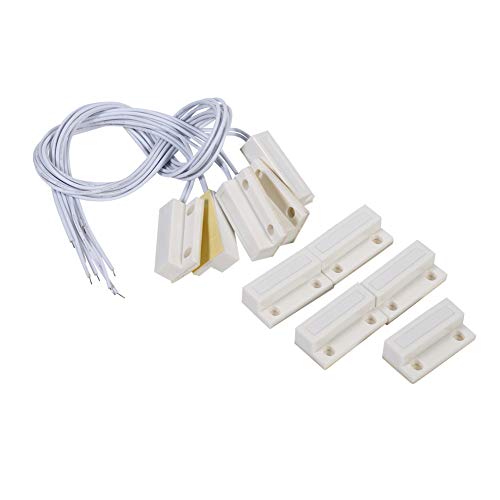 Magnetischer Reed-Schalter,Magnetschalter, 5 Stück Mc-38 Einbau-Tür-Fenster-Sensor-Magnetschalter mit Selbstklebendem Papier für Haussicherheits- und Einbruchmeldesysteme, Magnetschalter kabelgeb Magnetischer Reed-Schalter,Magnetschalter, 5 Stück Mc-38 Einbau-Tür-Fenster-Sensor-Magnetschalter mit Selbstklebendem Papier für Haussicherheits- und Einbruchmeldesysteme, Magnetschalter kabelgeb von Pilipane