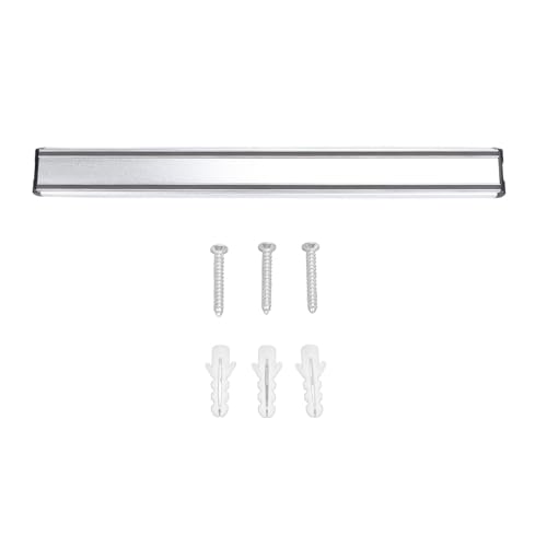 Magnetmesserhalter Wandmontage Aluminiumlegierung Hochfest rostbeständiger Platz sparen Mehrzweckküchen Organizer für Messerschere Löffel Werkzeuge (16 Zoll) von Pilipane