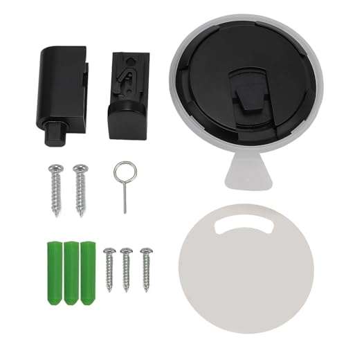 Mechanischer Türstopper, robuster, winddichter Türstopper mit Druckverschluss für Zuhause, Büro und Schlafzimmer, Konstruktion aus Zinklegierung mit doppelseitigem Klebeband und Mechanischer Türstopper, robuster, winddichter Türstopper mit Druckverschluss für Zuhause, Büro und Schlafzimmer, Konstruktion aus Zinklegierung mit doppelseitigem Klebeband und von Pilipane