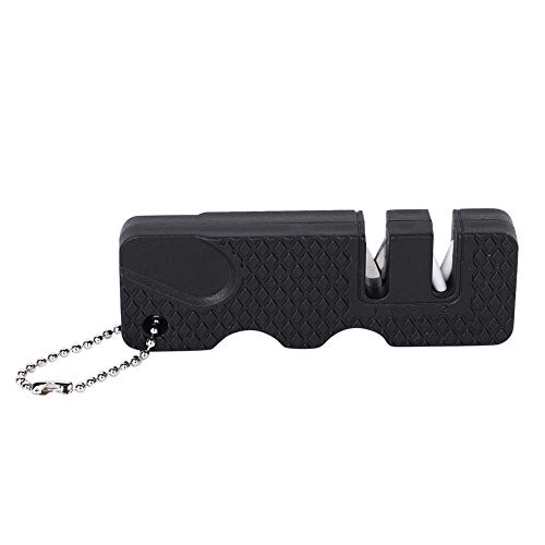 Messerschärfer,Mini Messerschärfer Stein Messerschärfer und Messerschleifer mit Scherenschleifer,Multifunktions tragbarer Mini-Schärfstein,Praktischer und Bequemer Knife Sharpener von Pilipane
