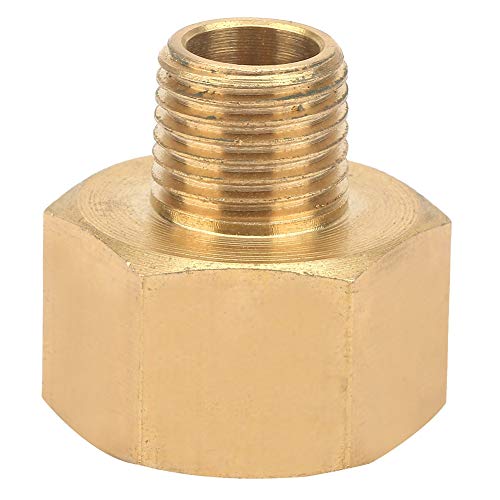 Messingrohranpassungsadapter für Druck BSPT männlich zu npt weiblich (1/4 BSPT externe Gewinde rotieren 1/2 npt intern) von Pilipane