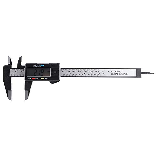 Messschieber-Messwerkzeug,Messschieber, Edelstahl-Messschieber, digitales Mikrometer mit 150 mm schwarzem elektronischem LCD-Display, Messschieber-Werkzeug für das Heimwerker-Haushaltsbüro, Herrs von Pilipane