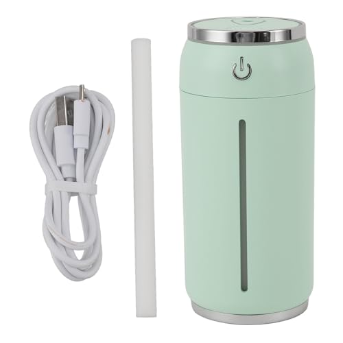 Mini -Luftbefeuchter tragbarer USB -Ladung 7 Farben leichter Ultra -ruhiger Betrieb automatischer Abschaltschutz für Büroschreibtisch Schlafzimmer Auto Luft ABS Material 185G (Grün) von Pilipane