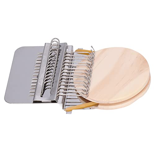 Mini -Verdammungsmaschine DIY tragbare Schmutz -Webstuhl Strickmaschine Webwerkzeug für Haushalt Edelstahl Kiefernmaterial Reparatur kleiner Löcher in Kleidung (14 Haken) von Pilipane