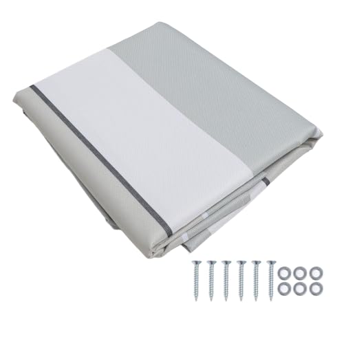 Outdoor Swingset Shade 600d Oxford Stoff Sonnensicher wasserdichtes Spielplatz Ersatz für Baldachin Set Set Plane für den Garten (Gestreift) von Pilipane