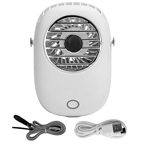 Persönlicher 1200-mAh-ABS-Ventilator,Mini-Halsventilator, Kleiner Desktop-Ventilator Mit Akku Und Umhängeband, Tragbarer Ventilator, Langlebiger USB-Ladeventilator, Tragbarer Ventilator Für Heimbüro, Persönlicher 1200-mAh-ABS-Ventilator,Mini-Halsventilator, Kleiner Desktop-Ventilator Mit Akku Und Umhängeband, Tragbarer Ventilator, Langlebiger USB-Ladeventilator, Tragbarer Ventilator Für Heimbüro, von Pilipane