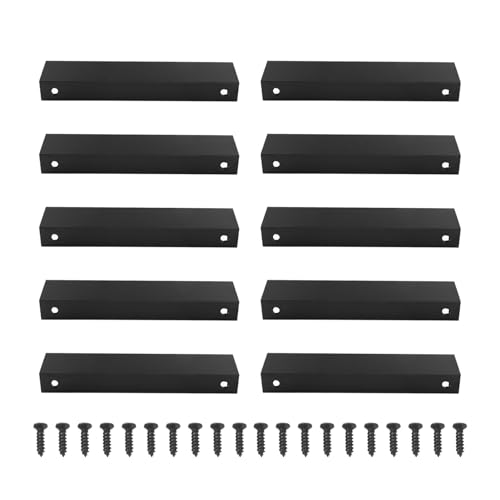 Pilipane 10 Stcs schwarze moderne Aluminiumlegierung versteckte Fingerkante Zuggriff 1 mm dicker Schrankschublade Schiebetür Kleiderschrank Möbel Hardware Pilipane 10 Stcs schwarze moderne Aluminiumlegierung versteckte Fingerkante Zuggriff 1 mm dicker Schrankschublade Schiebetür Kleiderschrank Möbel Hardware von Pilipane