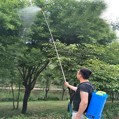 Pilipane Teleskop-Sprühlanze 2,6m, Edelstahl-Verlängerungsrohr für Drucksprüher, 8 Knots ausziehbar, Garten, Landwirtschaft & Obstbaumpflege, Kompatibel mit Gardena & Gloria Sprühgeräten von Pilipane