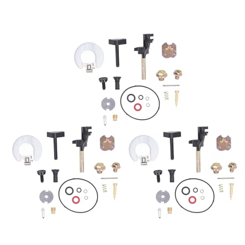 Pilipane 3 Set Vergaser Rebuild KIT KIT Plastik Eisen Vergaser Reparaturkit Ersatz für 168F 170f Wasserpumpe Rasenstrimmer Motor Motor von Pilipane