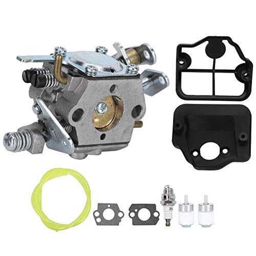 Pilipane Carburetor -Ersatzluftfilter -Set hochwertiges haltbares professionelles Design für Gartenwerkzeuge Eisenmaterial 211 g Gewicht einschließlich Vergaser Sparking -Steckdose von Pilipane
