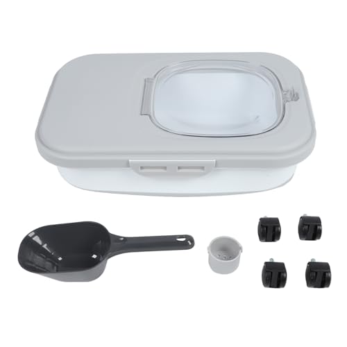 Pilipane Collapsible Hundefutter Lagerbehälter große Kapazität luftdicht staubdichtes Tiernahrung Reis Lagerbehälter mit Messung von Schaufeln für Hundekatze Futter Reis Körner PP TPR (Radyp) von Pilipane