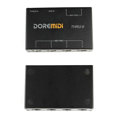 Pilipane Doremidi Midi Box 1in 6out Midi Splitter Converter Host Box Plug and Play Compatible mit allen MIDI -Standard -Schnittstellen -Geräten Langlebiges Metalldesign für Pilipane Doremidi Midi Box 1in 6out Midi Splitter Converter Host Box Plug and Play Compatible mit allen MIDI -Standard -Schnittstellen -Geräten Langlebiges Metalldesign für von Pilipane
