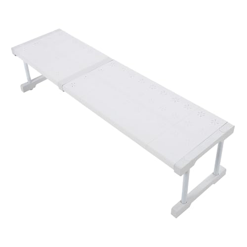 Pilipane Erweiterbarer Schrankschelf -Organizer Lagerregal DIY Divider -Trennzeichen für Schrankgarderobe Schrank Badezimmer Vollbedeckung 24 cm Breite 32 cm Höhe (Länge 67-88cm / 26,4-34,6in) von Pilipane