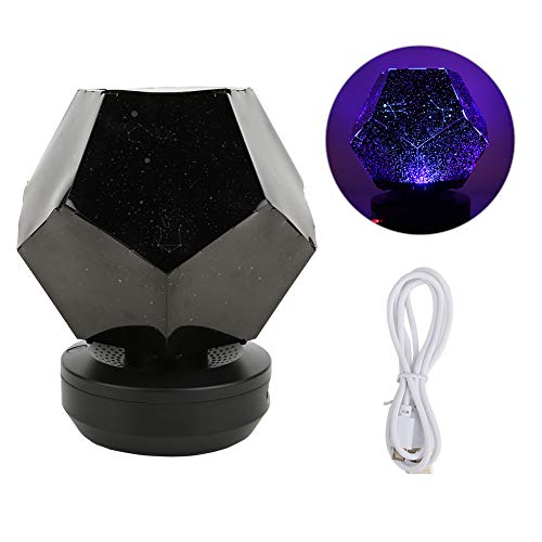 Pilipane Galaxy-Projektor mit USB, Disco-Licht-Partylichter, Sternenhimmel-Partylichter für Schlafzimmer/Spielzimmer/Heimkino/Nachtlicht-Ambiente(blau) von Pilipane