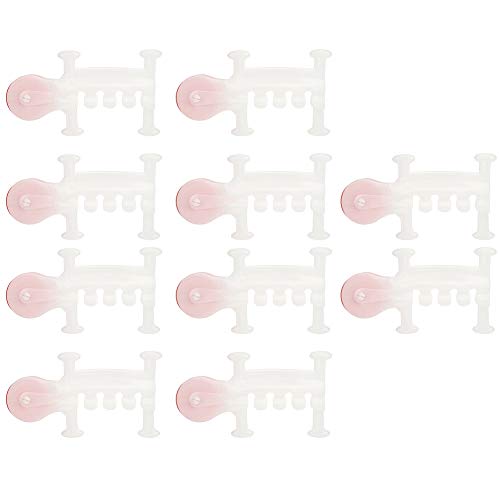 Pilipane Greenhouse Fixing Tool Kit Anti -Rollover -Riemenscheibengerät 10pcs Kunststoff Windschutz Haltbares Gewächshauszubehör für das Treibhausbeatmung des Bauernhofs von Pilipane