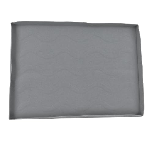 Pilipane Griddle Silicon Protective Mattenabdeckung Hochleistungsnahrungsmittel -Silikongrillmatte für Grill Grill Kochoberfläche Rost Vorbeugung leicht zu reinigen (Mittelgrau) von Pilipane
