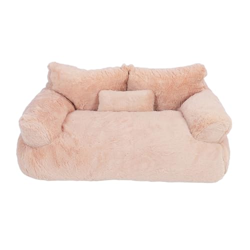 Pilipane Haustiersofa Bett warm weich bequem bequem abnehmbar waschbar Anti -Skid -Bottom -Katze -Couch für Katzen Hunde (L) von Pilipane