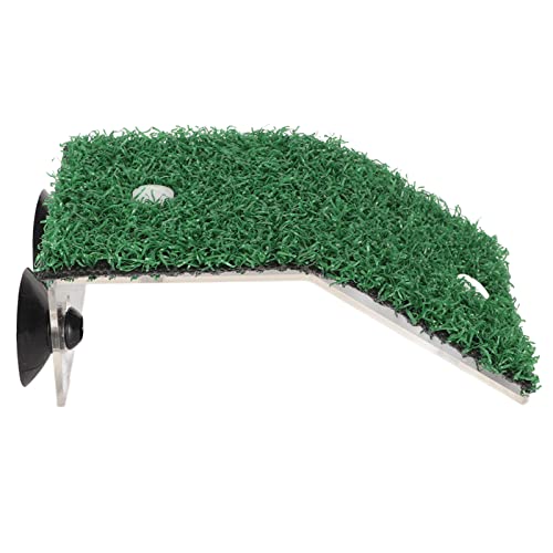 Pilipane Kleine Schildkröte -Backen -Plattform Simulation Grasschildkröte Leiter Ruhestand mit Saugnapfbecher für kleine Reptilienfrosch Amphibien -Haustiere Acrylmaterial (S) von Pilipane