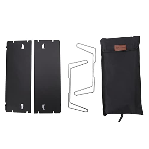 Pilipane Outdoor -Klapptisch Aluminiumlegierung Edelstahl Schwarzer tragbarer Picknicktisch für Camping -Wanderungen Bergsteigere langlebig, leichtes kompaktes Design einfach zu tragen von Pilipane