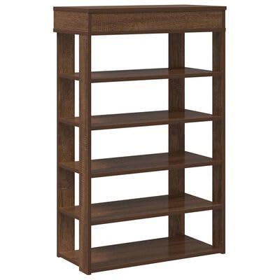 Pilipane Schuhregal Braun Eichen-Optik 60x30x98 cm Holzwerkstoff Pilipane Schuhregal Braun Eichen-Optik 60x30x98 cm Holzwerkstoff von Pilipane