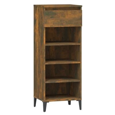 Pilipane Schuhregal Räuchereiche 40x36x105 cm Holzwerkstoff Pilipane Schuhregal Räuchereiche 40x36x105 cm Holzwerkstoff von Pilipane