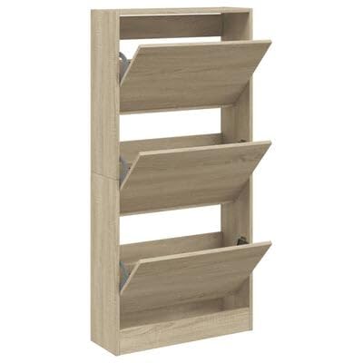 Pilipane Schuhschrank Sonoma-Eiche 60x21x125,5 cm Holzwerkstoff Pilipane Schuhschrank Sonoma-Eiche 60x21x125,5 cm Holzwerkstoff von Pilipane