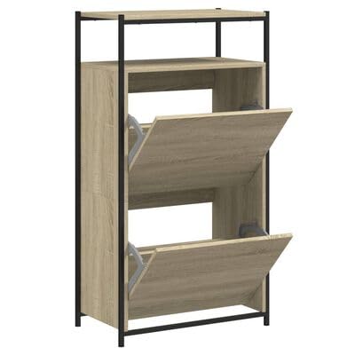 Pilipane Schuhschrank Sonoma-Eiche 60x34x112 cm Holzwerkstoff Pilipane Schuhschrank Sonoma-Eiche 60x34x112 cm Holzwerkstoff von Pilipane