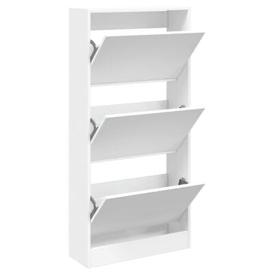 Pilipane Schuhschrank Weiß 60x21x125,5 cm Holzwerkstoff Pilipane Schuhschrank Weiß 60x21x125,5 cm Holzwerkstoff von Pilipane