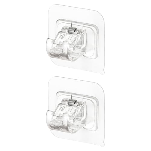 Pilipane Selbstkleber Vorhangstangenhalter Haken Kein Bohrvorhangstangenhalter transparente Bauchwandhalterung für Badezimmer Küche Schlafzimmer Wohnzimmer Pilipane Selbstkleber Vorhangstangenhalter Haken Kein Bohrvorhangstangenhalter transparente Bauchwandhalterung für Badezimmer Küche Schlafzimmer Wohnzimmer von Pilipane