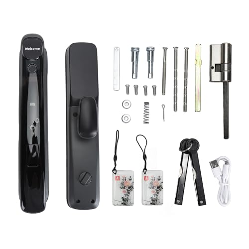 Pilipane Smart Entry Lock Semiconductor Fingerabdruckkennwortkarte NFC Key 7 Wege Elektronische Schloss für Home Villa Hotel Aluminiumlegierung Legierung Körperleichter sicherlich sicher von Pilipane