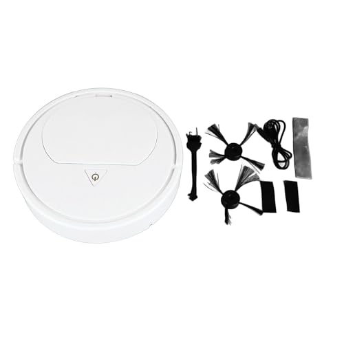 Pilipane Sweeping Roboter Vakuumreiniger leistungsstärker Saug 1500 mAH 60 Minuten Laufzeit Automatisches Robotervakuum für Hartholzböden Fliesen Teppiche ABS Metal 235x60mmmm von Pilipane