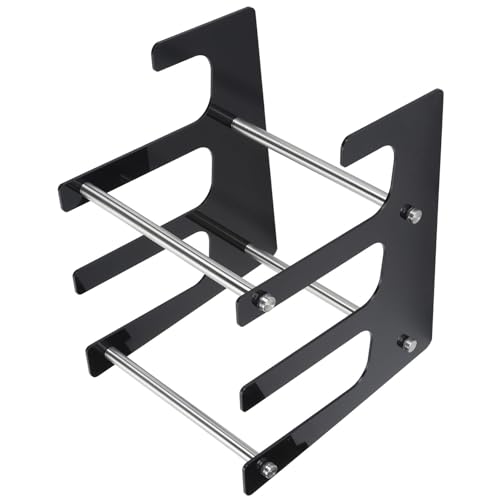 Pilipane Tastatur -Anzeigeständer 3 Tier -Acryl -Schreibtisch -Tastatur -Speicherhalter für mechanische Gaming -Tastatur organisieren und Anzeigen von Tastaturen an Ihrem Schreibtisch (Schwarz) von Pilipane