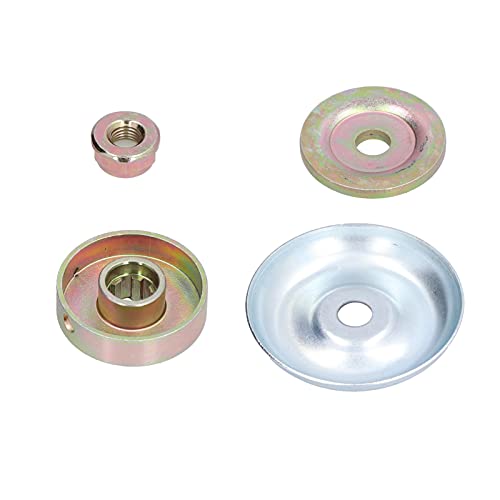 Pilipane Trimmer Head -Adapter -Kit Hochwertiger Stahlschubschützer Waschmaschinenscheibe Waschmaschine Rider Plattenverriegelungsmutter für Rasenmähergartenwerkzeuge Wartung Kit von Pilipane