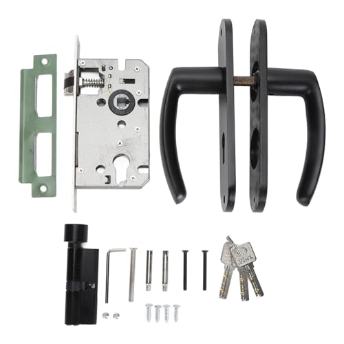 Pilipane Türgriffschloss-Set, Aluminiumlegierung, Edelstahl, universelles Tür-Eingangshebelschloss für Schlafzimmer, Sicherheits-Upgrade, stilvolles schwarzes, modernes Design, einfache Pilipane Türgriffschloss-Set, Aluminiumlegierung, Edelstahl, universelles Tür-Eingangshebelschloss für Schlafzimmer, Sicherheits-Upgrade, stilvolles schwarzes, modernes Design, einfache von Pilipane