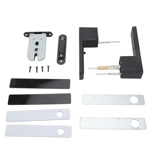 Pilipane Türhebel Schloss ruhiges Design stilvoller reversibler Metall -Türgriff mit Schloss und Schlüssel für 42 bis 50 mm Dicke Türen Schwarz Aluminiumlegierung Edelstahl Stahl Pilipane Türhebel Schloss ruhiges Design stilvoller reversibler Metall -Türgriff mit Schloss und Schlüssel für 42 bis 50 mm Dicke Türen Schwarz Aluminiumlegierung Edelstahl Stahl von Pilipane