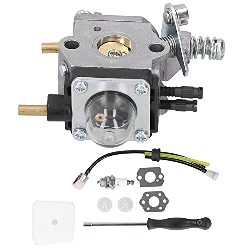 Pilipane Vergaser-Kraftstoffleitungssatz für Gartengeräte, hochwertige Ersatzteile aus Aluminium, Hochleistungsvergaser für ZAMA C1U K54A K54 C1U K27B 7222 7222E 7222M, Vergasersatz, von Pilipane