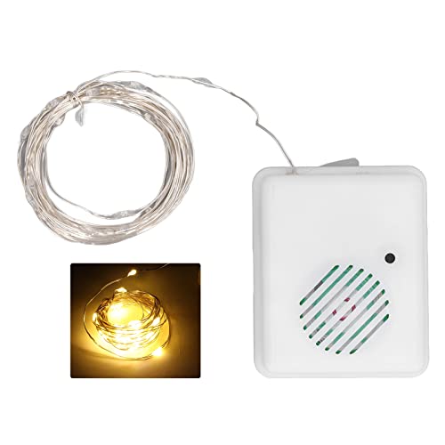 Pilipane Weihnachtsmusik-Lichterkette Mit Sprachsensor Für Innen- Und Außendekoration(Warmes Licht) von Pilipane