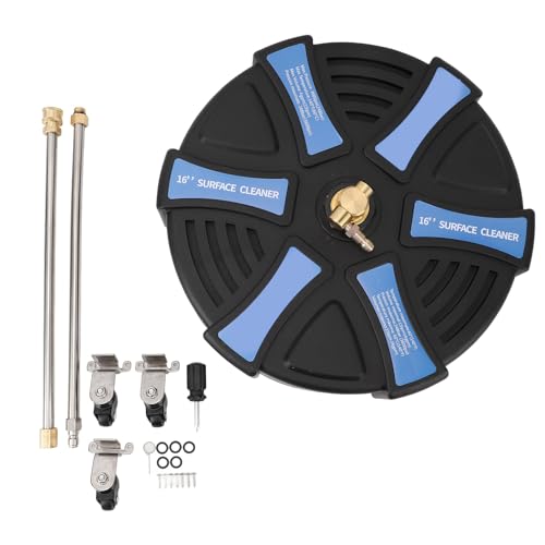 Power Waschmaschine Oberflächenreiniger Hochdruck 3600psi Edelstahl 16 Zoll kreisförmiges Reinigungsdeck mit Schnellanschluss -Design für Garten und Pflasterreinigen Abs von Pilipane
