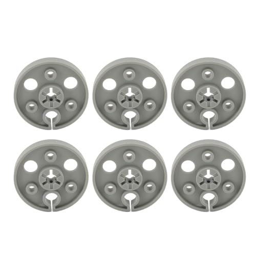 Rollen Sie sich auf Rollenbandregler NAB Hub Ersatz ersetzen Langlebige ABS -Kunststoff 1/4 7 Zoll Rollen zur Reel Tape Recorder Center Hub 6 Teile enthalten (Grau) von Pilipane